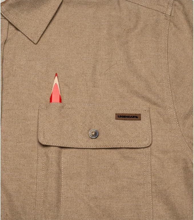 Legendary Whitetails Men's Flannel Shirt Long Sleeve Button Down 100% Cotton