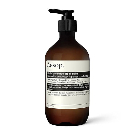 Aesop Rind Concentrate Body Balm | Soften & Smooth Skin | Uplifting Citrus Aroma, Nourishing Nut Oil Extracts | 16.9 oz / 500mL