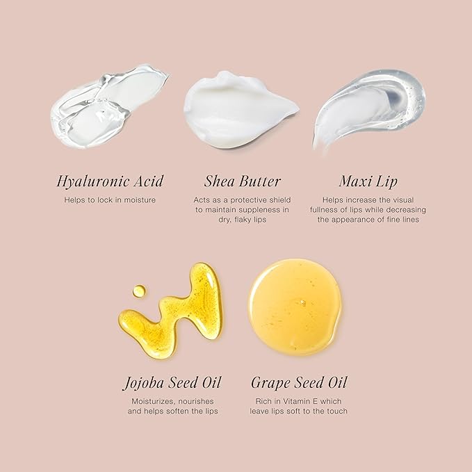 Jouer Conditioning & Repairing Lip Mask – Overnight Lip Mask for Dry Lips - Moisturizing Lip Balm - Maxi Lip for Plumper Lips and Visual Fullness - with Jojoba Oil and Grapeseed Oil for Hydration