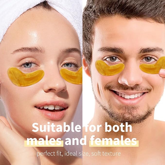 MOND'SUB Premium Under Eye Patches, Gel Eye Patches Hydrating & Refresh for Puffy Eyes, Under Eye Bags & Dark Circles, Natural Collagen Eye Gels Pads, Crystal Anti-Aging Eye Mask (45)