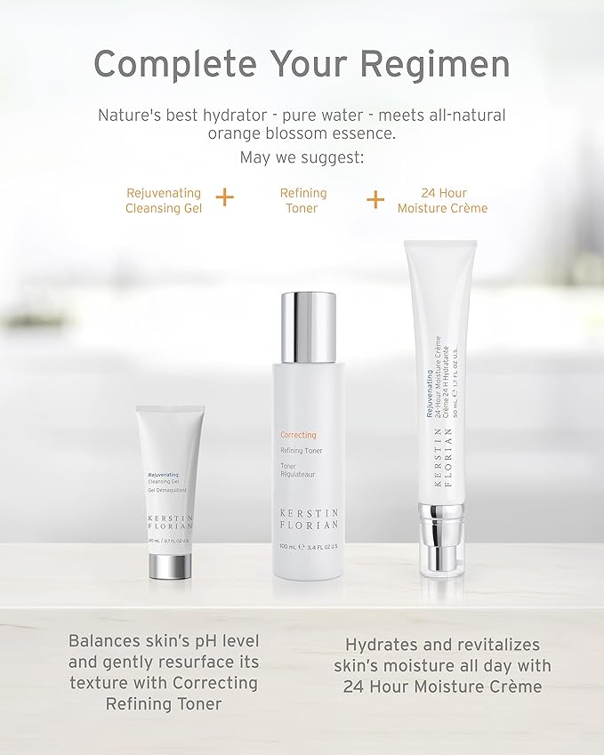 Kerstin Florian Rejuvenating Cleansing Gel | Travel Size | Gentle Face Wash Cleanser and Makeup Remover for Women | Gentle Formula Removes Dirt & Oils to Clarify and Brighten Skin, .7 fl oz