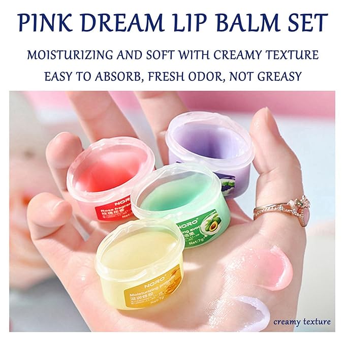 Lip Balm Hydrating, Lip Balm Lip Sleeping Mask, Lip Moisturizer For Lip Care, Lip Mask Overnight Nourishing Cracked Lips, Lip Care Products Birthday Gifts Set For Teens – 8pcs