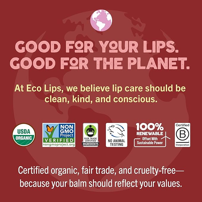 Eco Lips LIP SUGAR SCRUB 2 Pack (2-0.5oz jars) 100% Organic Lip Care Treatment with Organic Sugar & Coconut Oil - Gently Exfoliate & Polish Dry, Flaky Lips, 100% Edible (Vanilla Bean & Brown Sugar)