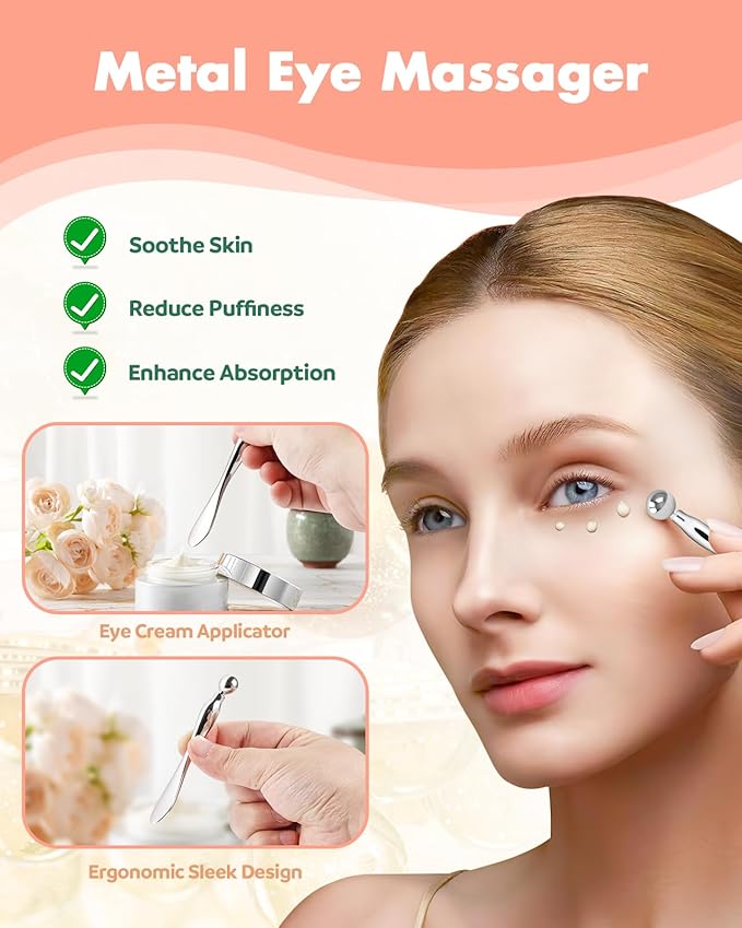 Under Eye Patches Silicone - Reusable Eye Patches + Silicone Fixing Tape Cuttable, Eye Wrinkle Patches, Reusable Eye Mask, Plump Fine Lines & Wrinkles, Eye Cream Applicator + Tin Case