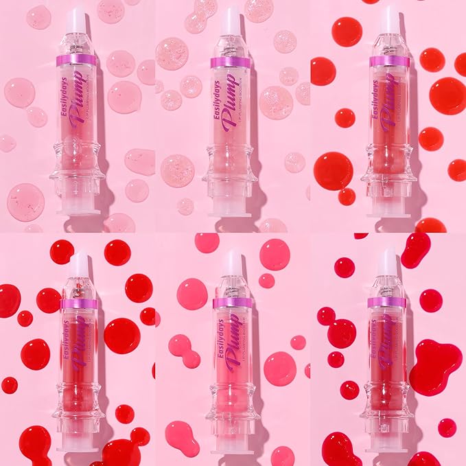 Lifter Gloss, Spicy Lip Plumping Booster Lip Gloss Glossy Lipstick, Hydrating, Volumizes, High-Shine, Fuller Lip Plumper Lip Mirror Lip Glaze, Plump&Pout Lip Plumper for Women Girls (#01)