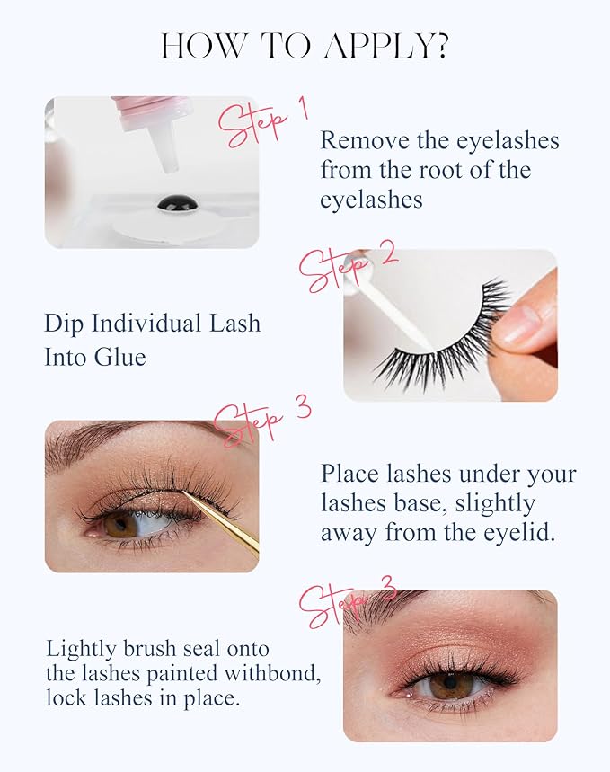 Natural Lashes Wispy Everyday Natural Look Flared Eyelashes Fairy False Cateye Lash Soft False Eyelashes Fluffy 7 Pairs D77