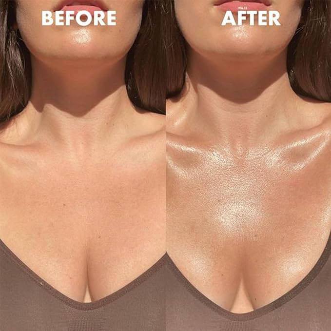 PHOERA Body Luminizer Highlighter, Waterproof Moisturizing and Glow For Face & Body, Face Body Glow Illuminator (103 Glistening Bronze)