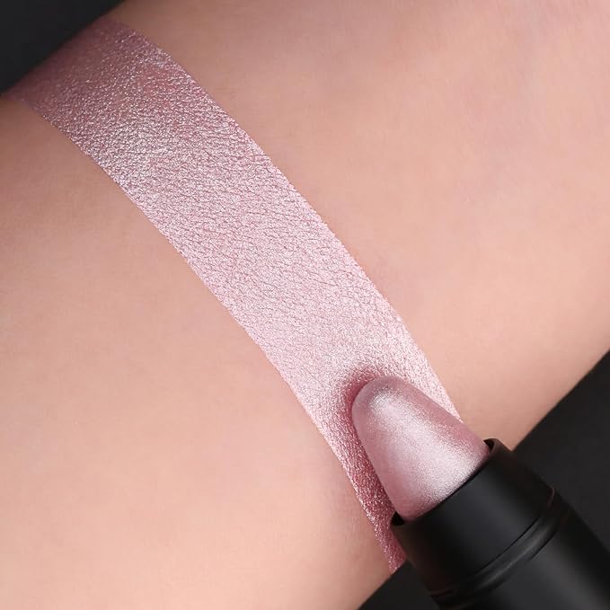 FOCALLURE Ultra Chic Metallic Lipstick,Rich Vitamin E Lip Crayon,Lightweight Shinning Color without Drying or Fading,Long Lasting Lips Makeup,#26 Salt Lake