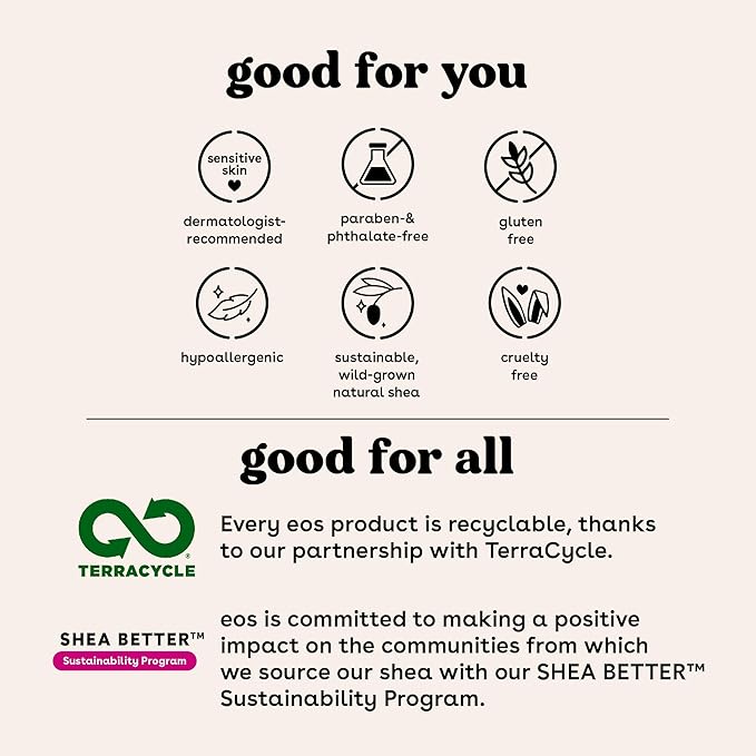 eos 24H Moisture Super Balm- Strawberry Sorbet, Lip Mask, Day or Night Lip Treatment, Made for Sensitive Skin, 0.35 fl oz