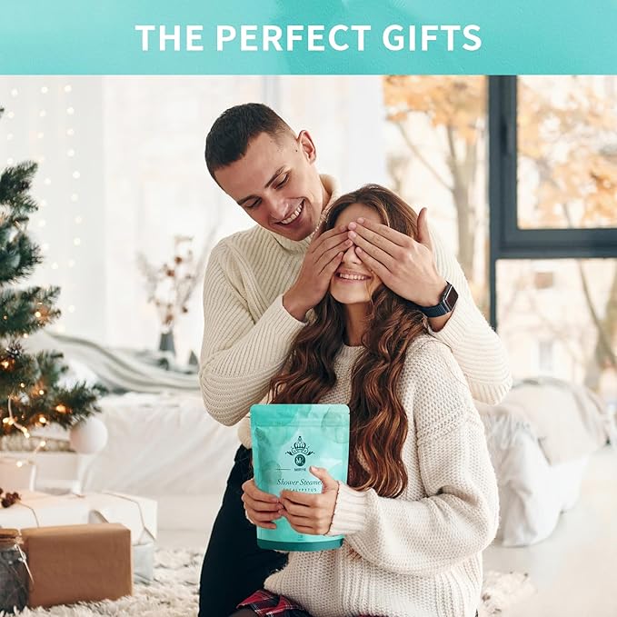 Eucalyptus Shower Steamers 18 Pack XL, Shower Steamer Aromatherapy, Shower Bombs with Essential Oils-Self Care & Birthday Gifts for Women and Men, Unique Gifts for Dad, Mother and Wife