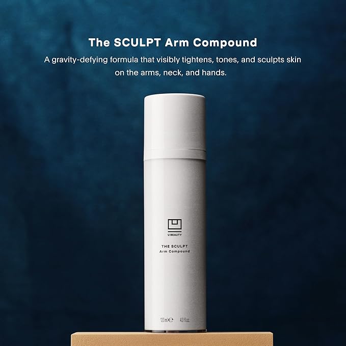U Beauty SCULPT Arm Compound | Skin Tightening Cream Body Lotion, Firming Arm and Neck Cream with Retinol + Vitamin C - 120ml