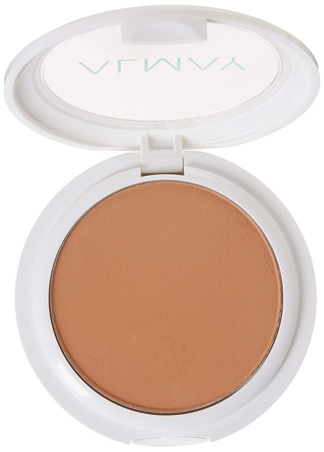 Almay Clear Complexion Pressed Powder, Hypoallergenic, Cruelty Free, Oil Free-Fragrance Free, Dermatologist Tested, 0.28 Ounce
