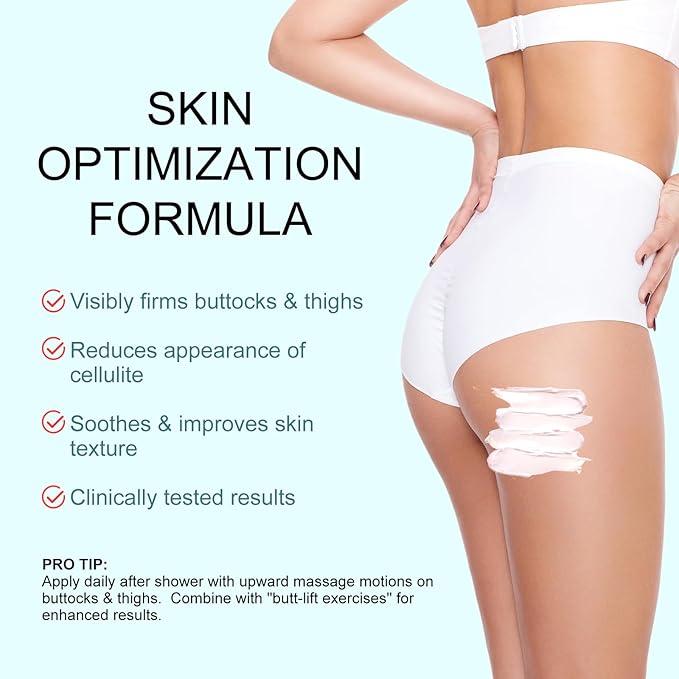 B-TIGHT Body Cream, 200ml Leave-On Booty Enhancing Mask, Firming & Moisturizing Cream, Leave-On Cellulite Mask - Improves Skin Tightness in Buttock Area, Lift sagging skin - 6.76 oz