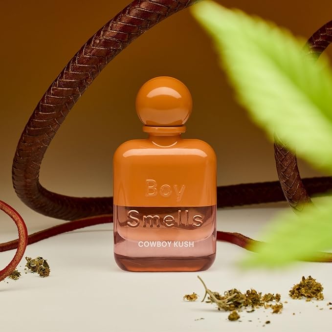 Boy Smells Cowboy Kush – Eau de Parfum - Long Lasting Perfume with Patchouli Scent – Spicy Aromatic Fragrance with Leather & Hazelnut Notes – 50 ml