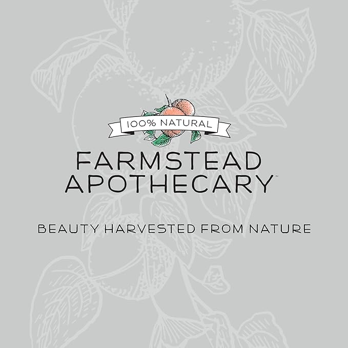 Farmstead Apothecary 100% Natural Lip Balm with Organic Beeswax, Organic Shea Butter & Organic Coconut Oil, Fig & Honey 0.2oz (Pack of 2)