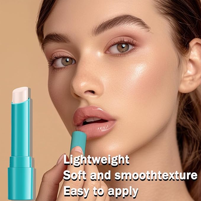 Lip Tint Hydrating, Moisturizing Lip Oil Balm, Long Lasting Waterproof Lip Gloss Non-Stick Cup Lipstick Set, Natural Ingredients Strong Moisturizing Lipstick (Clear Shimmer)