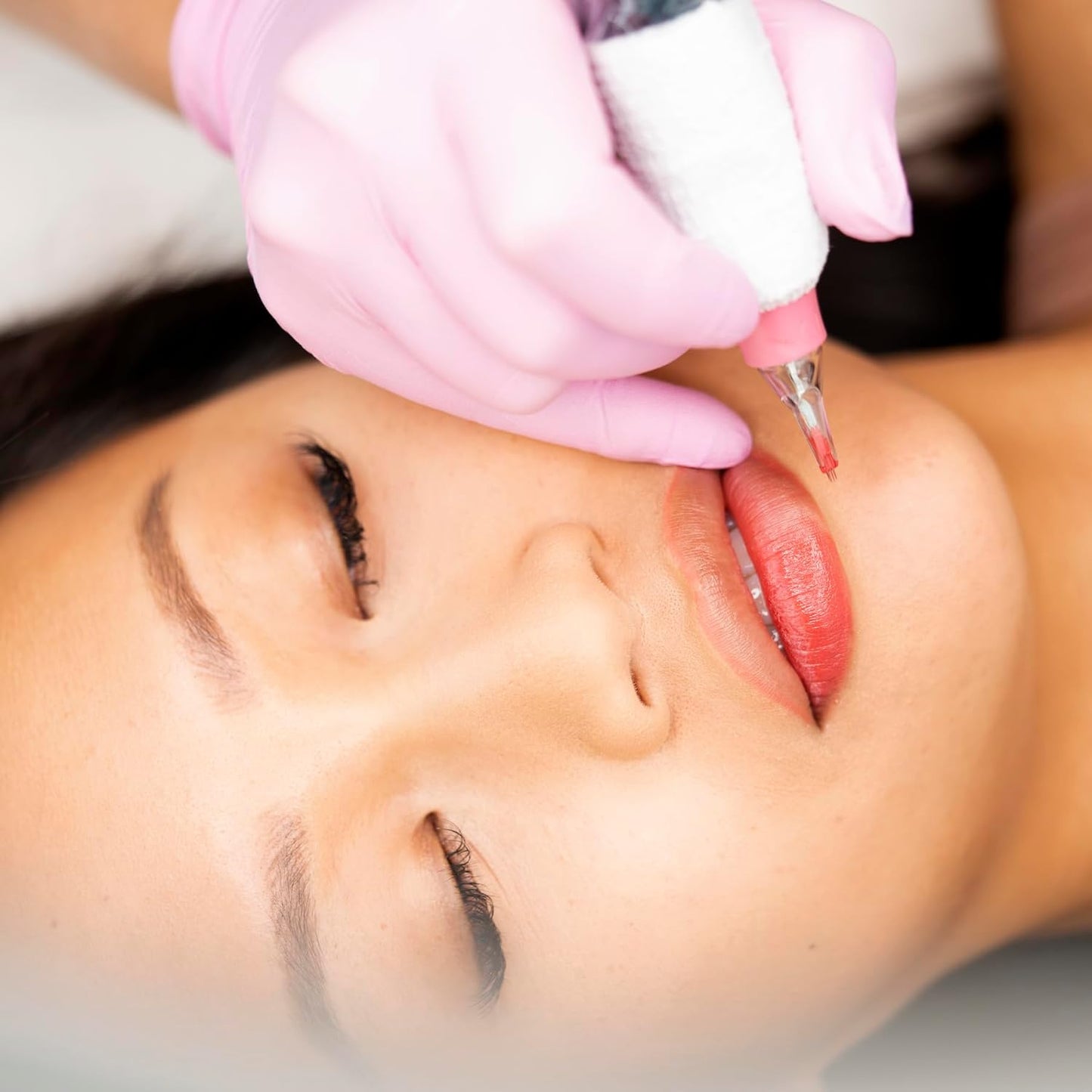 Tina Davies PIXL Cartridge, 7-Curved Magnum Long Taper Cartridge for Eyebrows, Lips, Eyelids, and Areolas .25mm 7CMLT, Pack of 10