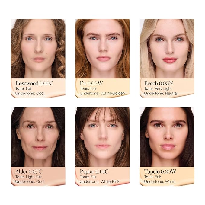 Ogee Complexion Perfecting Under Eye Concealer - Certified Organic Full Coverage Concealer - Buildable Coverage - ALDER 0.07C - Light Fair (Cool Undertones)