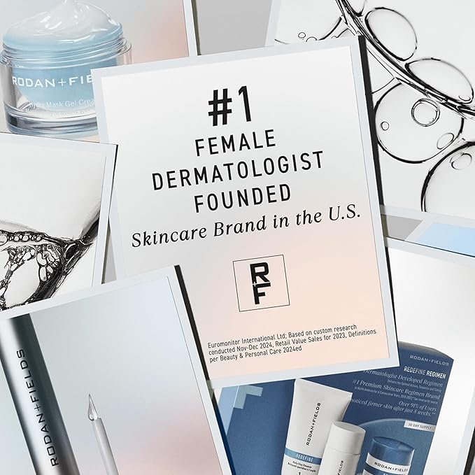 Rodan + Fields Redefine Daily Face Clay Cleanser (125 mL) | Advanced Skin Care | Exfoliating Face Wash & Face Mask for Sensitive Skin | Anti-Aging Face Cleanser for Women and Men