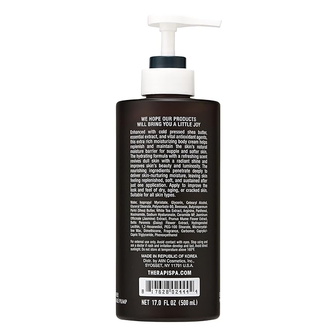 Scented Body Lotion for Women – Nourishing & Hydrating Moisturizer with Shea Butter, Ceramides & Panthenol to Comfort & Restore Dry Skin (White Tea, 17.0 fl oz)