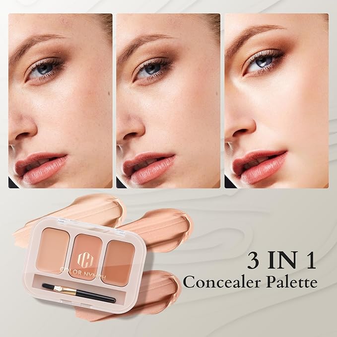 Color Nymph Girls Makeup Kit for Teens Girls with Cosmetic Bag, Full Face Makeup Kit For Women included 9 Color Eyeshadow Palette Concealer Liquid Blush Eyeliner Lipgloss