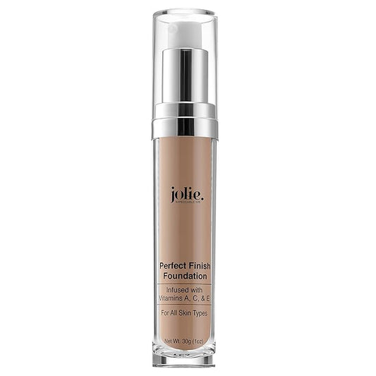 Jolie Perfect Finish Liquid Foundation Makeup SPF 15 Oil Free (LC2)