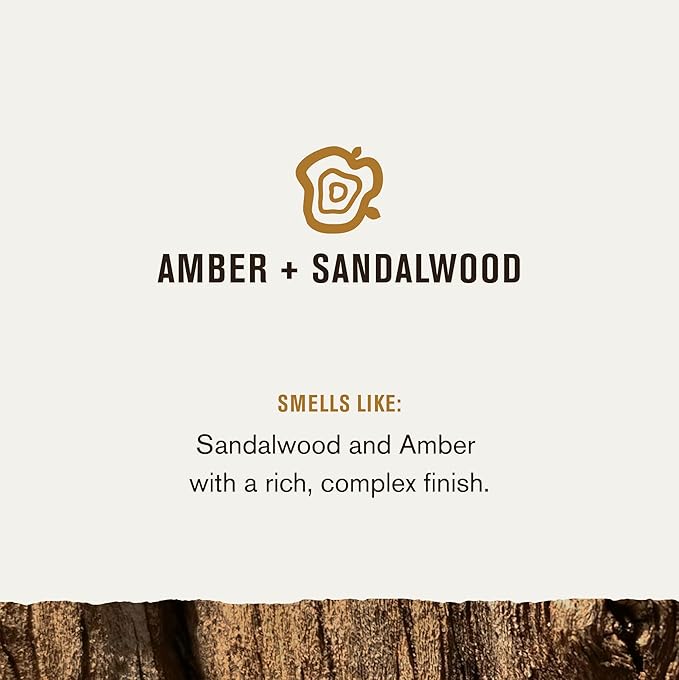 Every Man Jack Amber+Sandalwood Hydrating Mens Body Wash for All Skin Types-Cleanse, Nourish, and Hydrate Skin with Naturally Derived Ingredients-Paraben Free, Phthalate Free, Dye Free-24oz(Pack of 2)