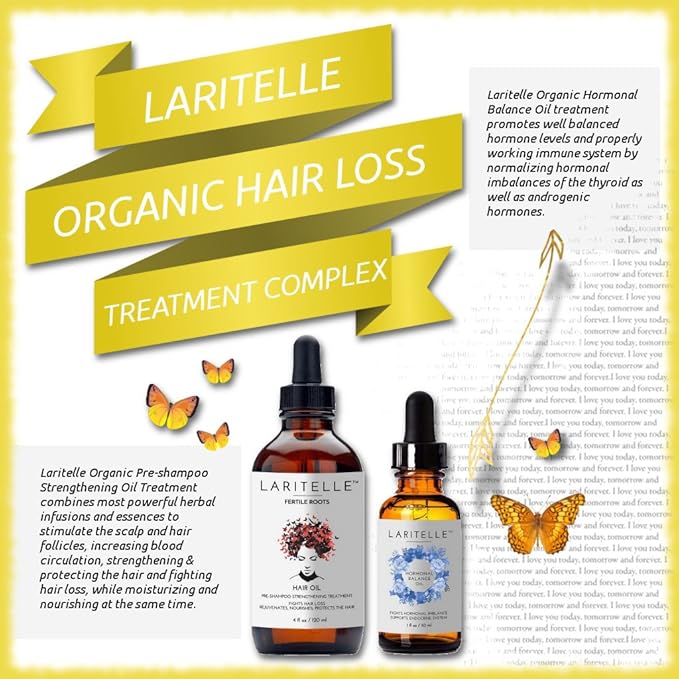 Organic Hair Growth Complex | Promotes New Hair Growth, Nourishes Follicles & Balances Hormones | Hair Loss Treatment | GMO-free