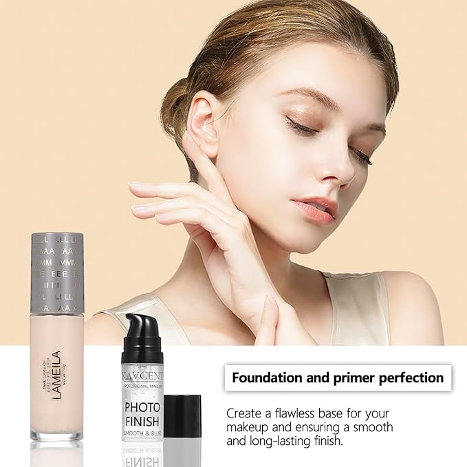 Makeup Kits Makeup Kit for Women Full Kit Makeup Set for Women Foundation Face Primer Eyeshadow Concealer Lipstick Makeup Bag Makeup Sets for Teens