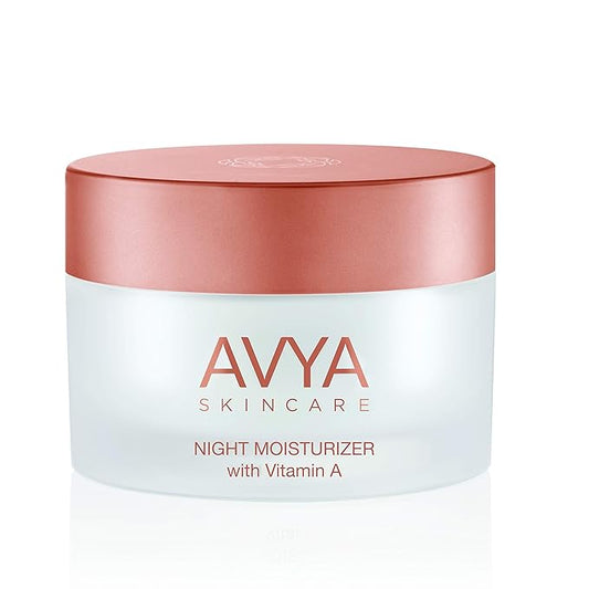 AVYA Night Moisturizer (1.7oz) - Advanced Ayurvedic Skincare/Retinol Cream with Antioxidants/Reduces Fine Lines and Wrinkles