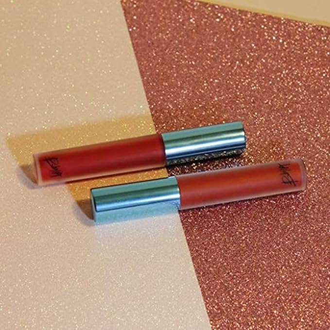 BBIA Last Velvet Lip Tint - Soft & Creamy Matte Finish Lip Stain, Blur Effect with Velvety Texture, Long-Lasting, High Pigment, Lightweight, Non-Drying, Korean Lip Makeup (02 EXTRA BOUNCE)