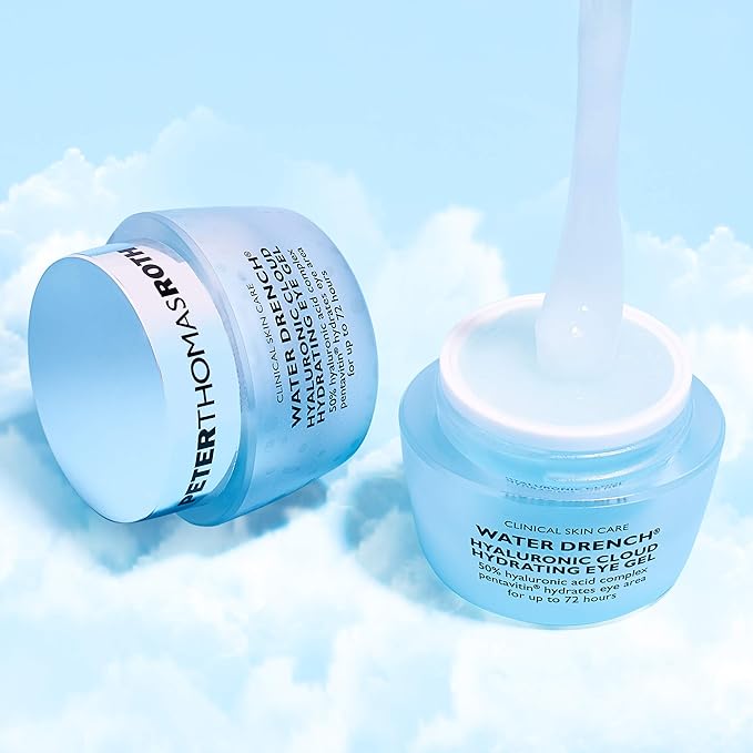 Peter Thomas Roth | Water Drench Hyaluronic Cloud Hydrating Eye Gel | Hyaluronic Acid Eye Gel With Caffeine, for Fine Lines, Wrinkles, Under-Eye Puffiness and Dark Circles