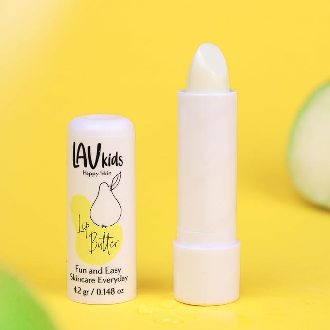 Nourishing Lip Butter gently scented Natural Child Balm Ultra-moisturising Lip Butter for sensitive skin Paediatrician Tested & Approved Kids Intensive Lip treatment for Sensitive Skin 4.2g