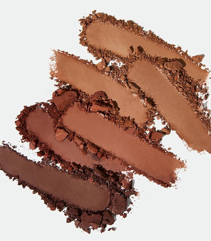 MAKE Beauty Skin Mimetic Microsuede Bronzer Powder - Matte Bronzing Powder Contour, Buildable Formula, Non Comedogenic, Long Lasting Color. Shade - Lunar for Fair to Light Skin