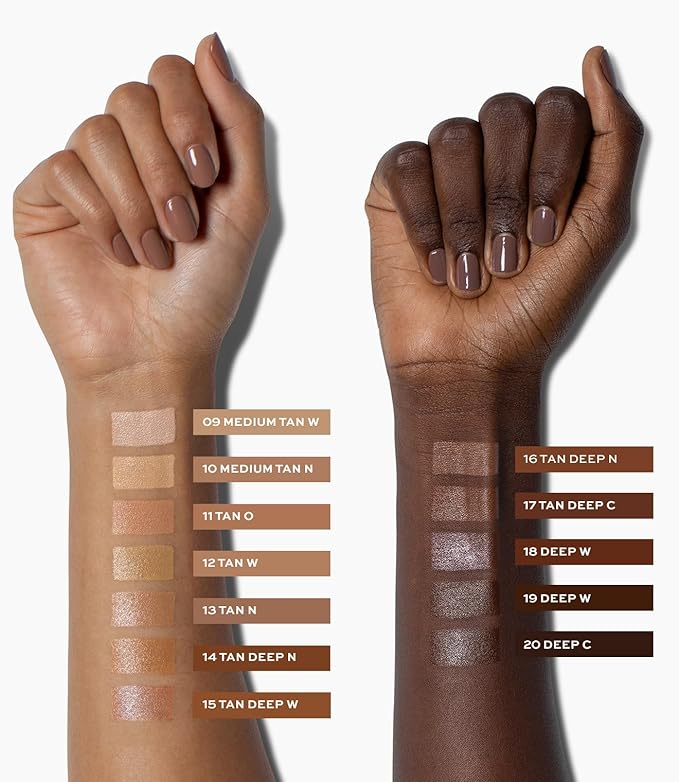 MAKE Beauty Skin Mimetic Concealer Buildable Medium Coverage Hydrating Concealer for Dark Circles Spot Concealing Brightening Crease-Free, Including Mature Skin. Radiant Finish. 20 Deep Cool