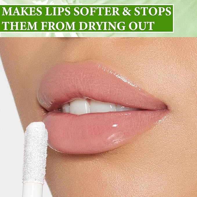 Lip Plumper Set,Lip Plumper Oil Gloss Moisturizing Lip Plumper Lip Care Serum,Hydrating Plump Gloss Reduce Fine Lines,Lip Plumper for Day & Night Use Set A(2Pcs)