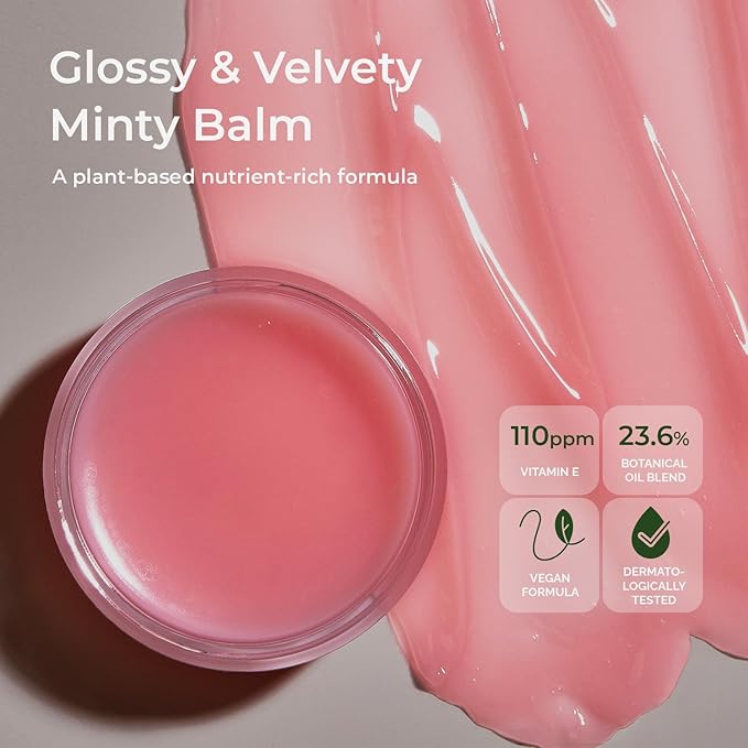 Natural Plumping Vitamin E Lip Mask, 0.46 Oz | Hydrating Lip Moisturizer For Soft, Smooth, Plump Lips, With Organic Shea Butter, Vegan Waxes, Collagen Boosters, Korean Skincare, Lip Gloss