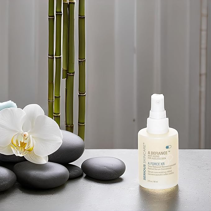 Serious Skincare A Force XR Serum Retinol Concentrate - Vitamin A - Time Released – Lightweight Anti-Aging & Anti-Wrinkle Facial Treatment – Green Tea Leaf Extract - 2 oz.