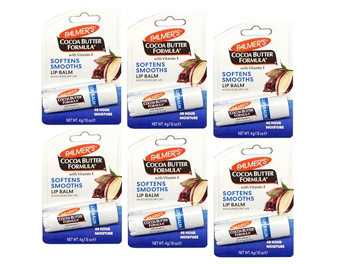 Palmer's Cocoa Butter Formula Moisturizing Lip Balm 0.15 oz (Pack of 6)