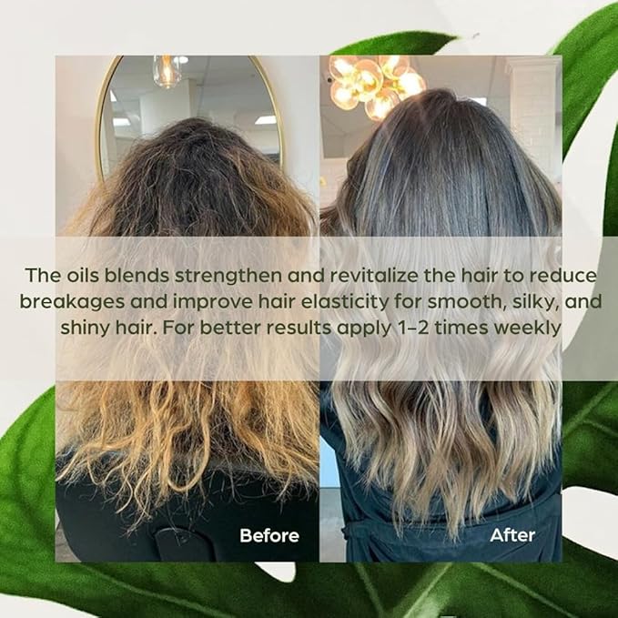 White Naturals Avocado Hair Mask Infused with Biotin for Growth and Volume, Deep Conditioning Cream for Healthy Hydrated Thick Hair, Nourishing Avocado Oil Cream to Help Restore Damaged Tips