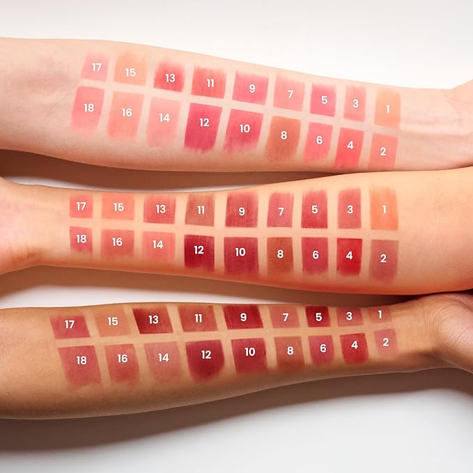 COLORGRAM NUDE BLUR TINT 11 DEEP CHOCOLATE | Soft Velvet Matte Liquid Lipstick & Cheek Tint | Lightweight Blurring Tint for a Smooth & Airbrushed Finish | Long-Lasting & Non-Sticky Formula