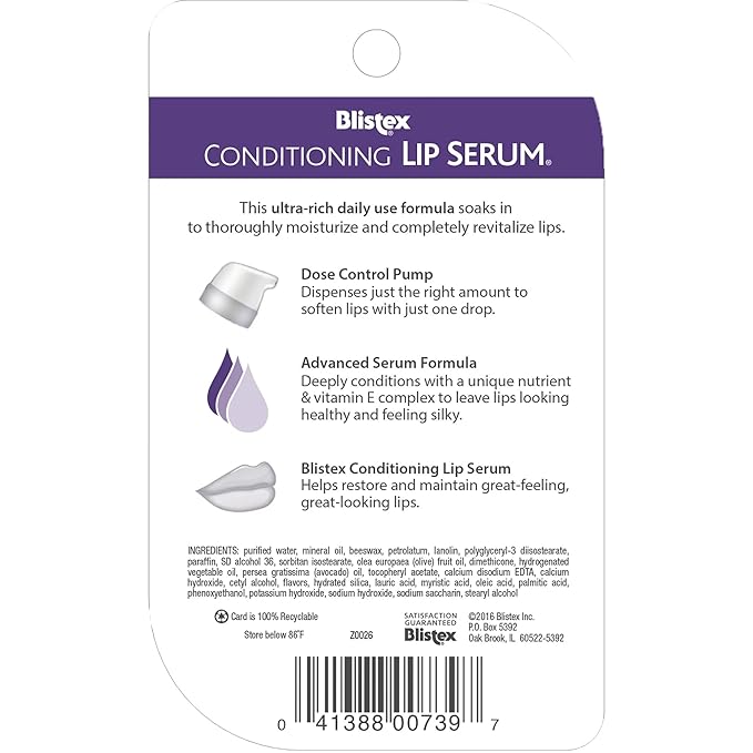 Blistex Conditioning Lip Serum Moisturizer (Pack of 2)