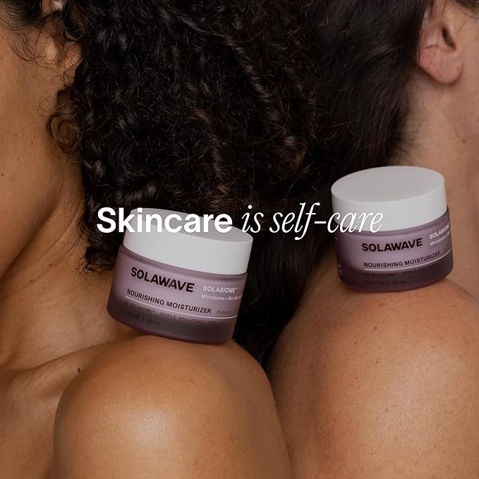 Solawave Probiotic Korean Cloud Cream Moisturizer with Peptides & Hyaluronic Acid | Solabiome Prebiotic Barrier Boosting Complex – Skincare for Aging & Dryness, 1.7 Oz.