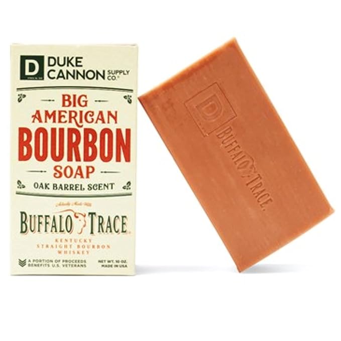 Duke Cannon Big Brick of Soap 3-Pack – Bourbon – Men’s Heavy Duty Soap, Natural Ingredients, Long-Lasting, Rich Masculine Scent, 10 oz Each
