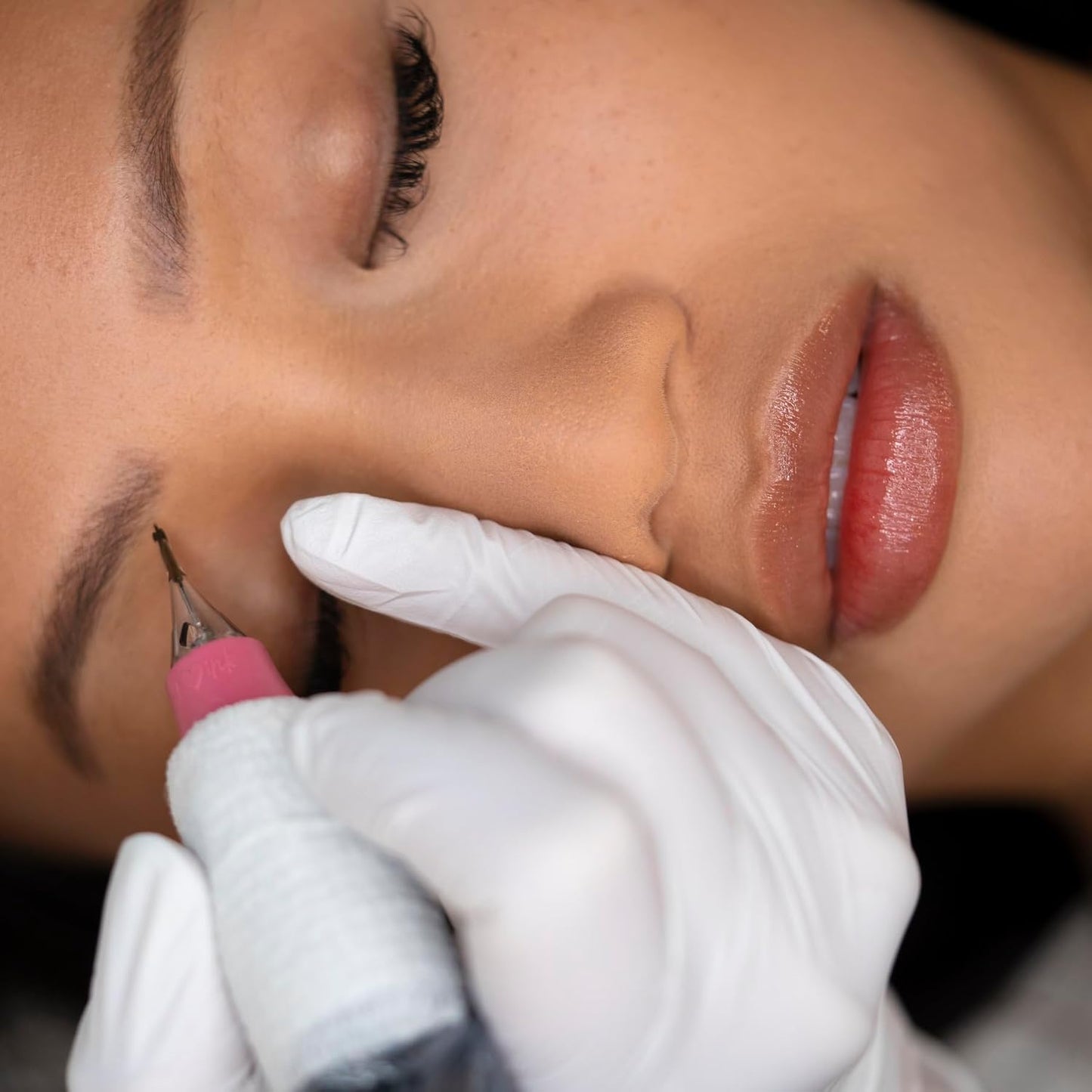 Tina Davies PIXL Cartridge, 3-Round Shader Long Taper Cartridge for Eyebrows, Lips, Eyelids, and Areolas .25mm 3RS LT, Pack of 10