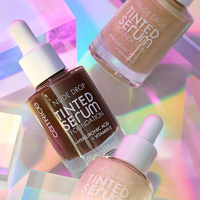 Catrice | Nude Drop Tinted Serum Foundation | Lightweight, Hydrating, Buildable Coverage | Enriched with Hyaluronic Acid & Vitamin E | Vegan & Cruelty Free (040N)
