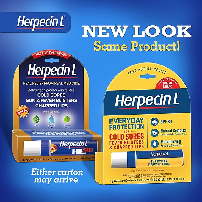 Herpecin L Lip Protectant SPF 30 0.10 oz ( Pack of 3)