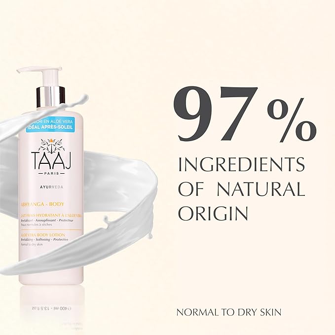| Refreshing Body Milk with Aloe Vera โ Soothes, Hydrates & Revitalizes | Regenerating, Softening & Protective Actives | Non-Greasy Finish |Ayurvedic Skincare | 97% natural & Vegan | 13.5 fl oz