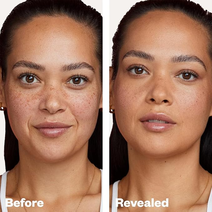 Kosas Revealer Skin-Improving Foundation with SPF 25 Protection - Hydrate, Brighten, Soothe, Plump, Protect Skin - Smoothing Texture, Natural Finish and Clean Formula - Medium Warm 240
