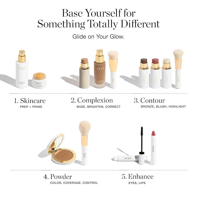Ogee Complexion Perfecting Liquid Foundation - Lightweight Tinted Moisturizer For Face (Poplar 0.10C - Fair, White-Pink Undertones) - with Vitamin C & Jojoba Oil - Certified Organic & Made in USA